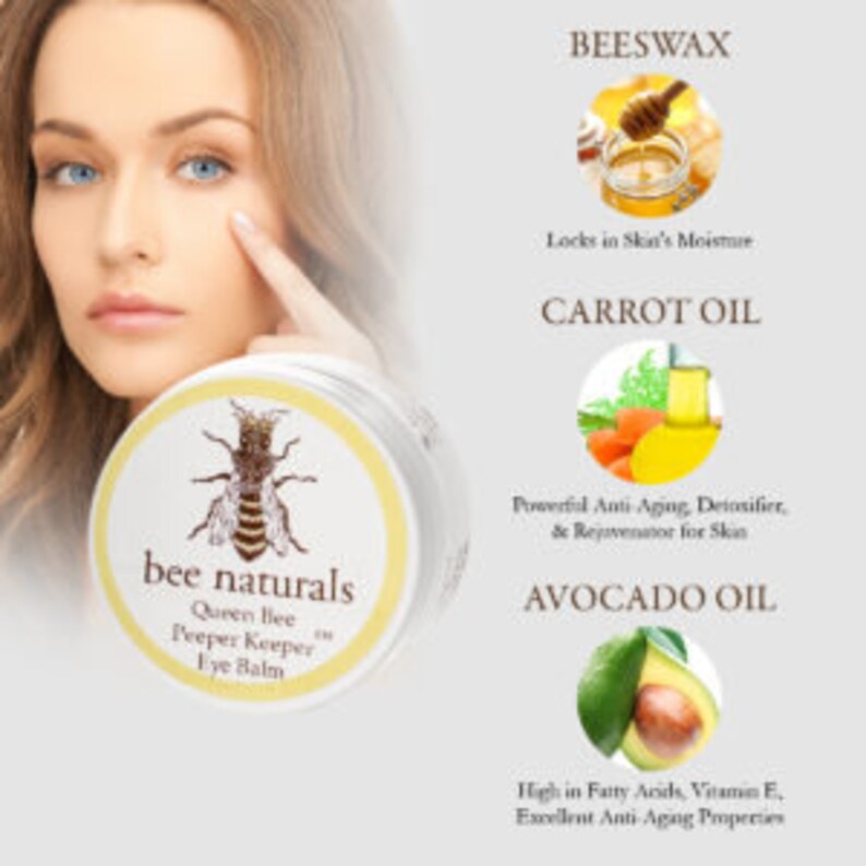 Queen Bee Peeper Keeper Eye Balm Etsy