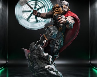Thor God of Thunder STL (Fullsize + Bust) 2 Variant Sculpt