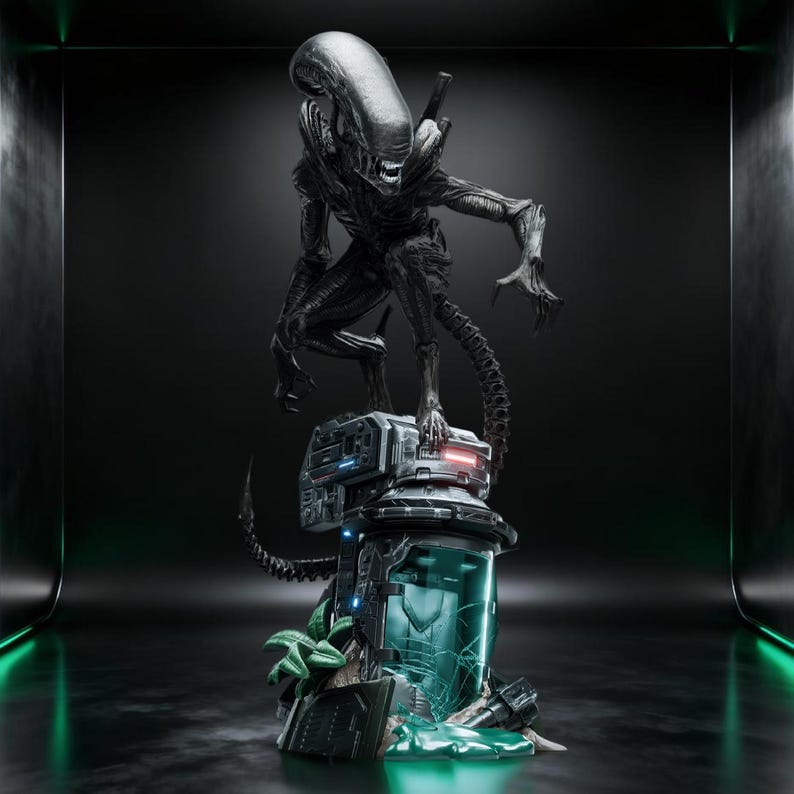 Alien - Xenomorph STL ( Fullsize + Bust ) - Etsy