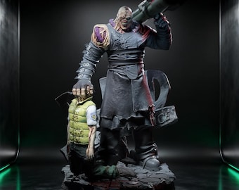 Nemesis - Resident Evil STL (pełnowymiarowy + popiersie)