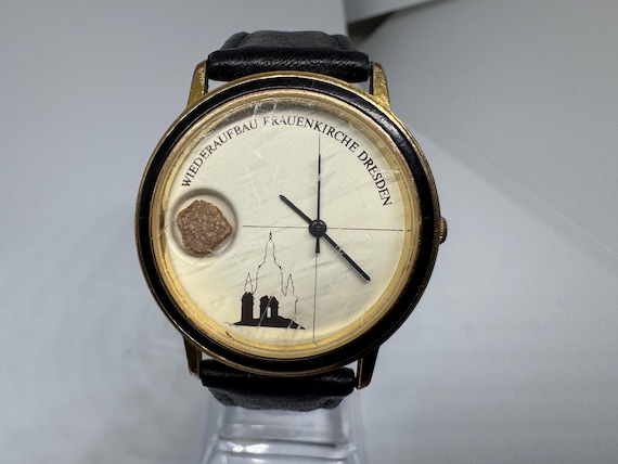 Limited Edition Dresden Frauenkirche Watch 02616/25000 – Stadtsparkasse Germany Commemorative Wristwatch – Vintage 1990s Collectible