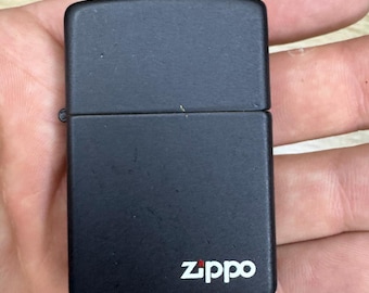 Original Zippo Black Matte Lighter-Made in USA