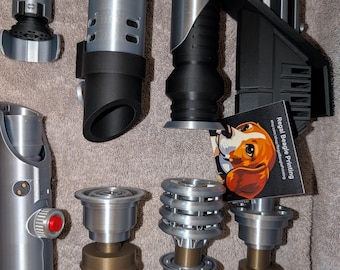 Empuñaduras de sable de luz para cosplay (ligeras, impresas en 3D)