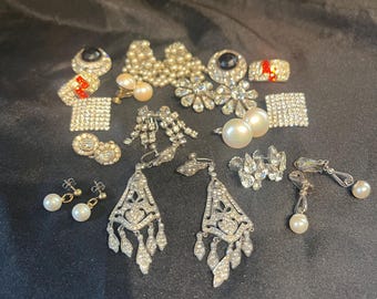 Vintage "Diamonds & Pearls" 1960-1980s Costume Jewelry