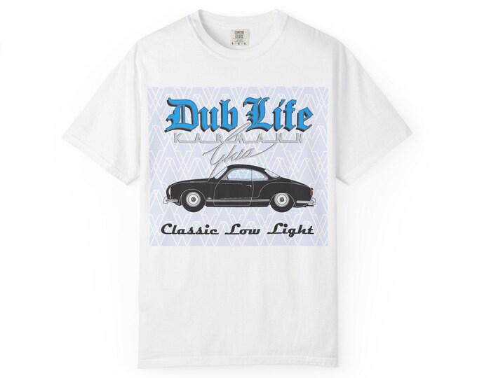 Dub Life Classic Low Light Car T-Shirt | Vintage Lowrider Design