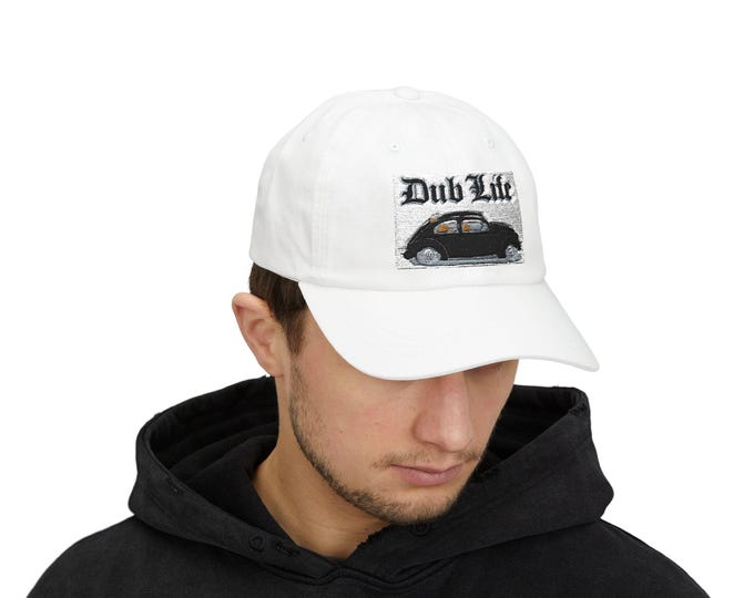 Dub Life Vintage Beetle Cap | Classic Car Hat, Embroidered VW Bug