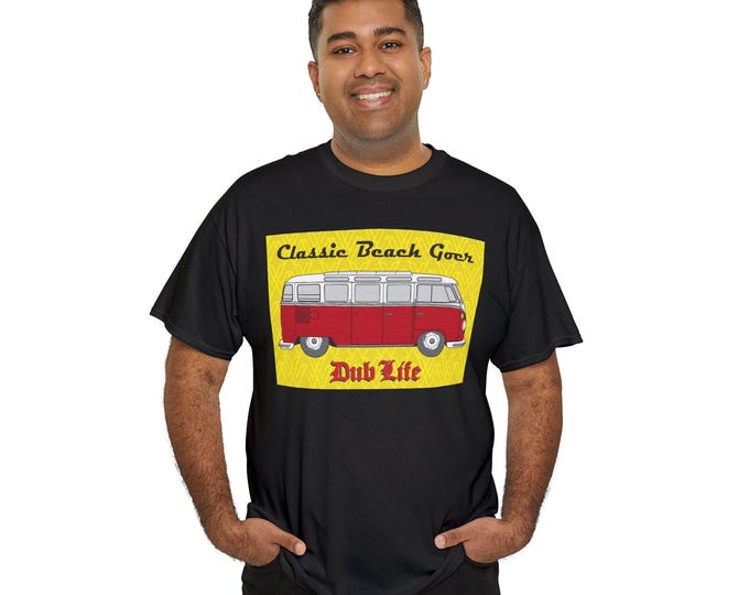 Classic Beach VW Bus Tee | Dub Life Graphic Shirt