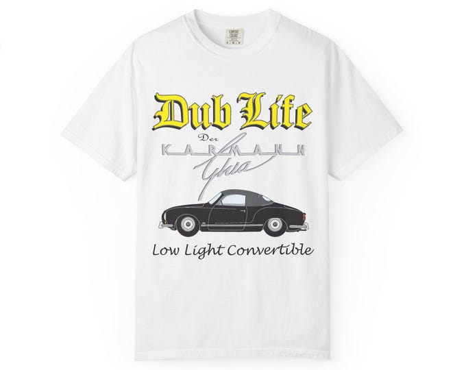 Dub Life Low Light Convertible T-shirt | Classic Car Graphic Tee