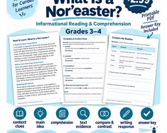 What Is a Nor’easter? packet cover