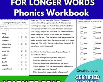 Syllables and Multisyllabic Words Workbook, Building Strong Readers Book 7 PDF