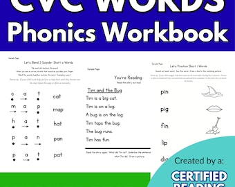 Learn to Read First Words Workbook, Building Strong Readers Book 2 PDF