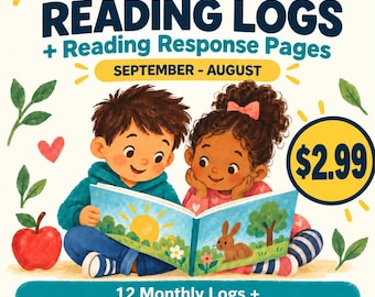 Monthly Reading Logs & Reading Responses cover