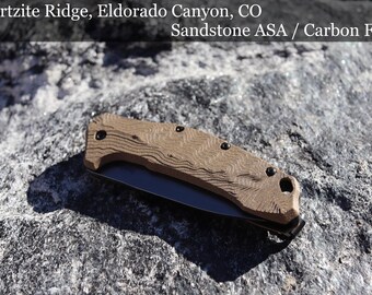 Kershaw Link TopoScale Handle Scales - topographic contours