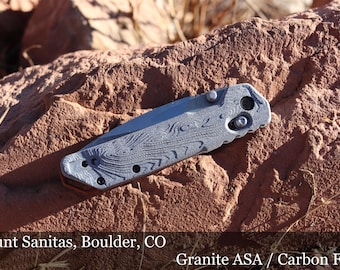 Kershaw Iridium TopoScale Handle Scales - topographic contours