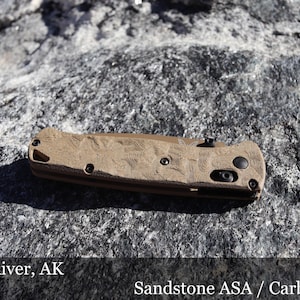Benchmade Bugout 535 TopoScale Handle Scales - topographic contours