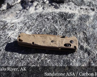 Benchmade Bugout 535 TopoScale Handle Scales - topographic contours