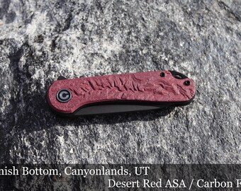 Civivi Elementum TopoScale Handle Scales - topographic contours
