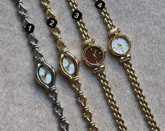 Vintage Oval Stainless Steel Women Watch – Minimal Elegant Retro Ladies Watch