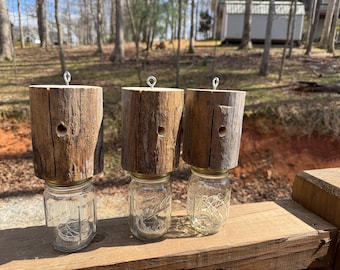 Carpenter Bee Trap Untreated Round Fence Post Round