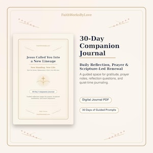 Dziennik towarzyszący na 30 dni w formacie PDF, Dziennik modlitw chrześcijańskich, Podpowiedzi do refleksji nad fragmentami Pisma Świętego, Dziennik wdzięczności, Pobieranie cyfrowe