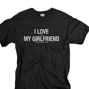 Christmas Gifts for Boyfriend Video Game T shirt for Him Boyfriend Gifts from Girlfriend Funny Tshirts image 1