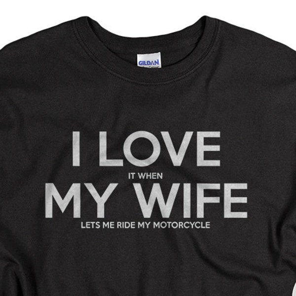 Motorcycle Gifts - Biker Shirt - Anniversary Gift for Husband from Wife - Funny Tshirts for Men