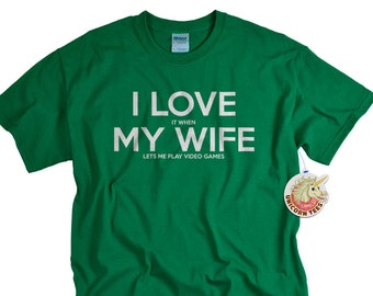 Video Game Tshirt for Husband - Gamer Gifts for Him  - Mens Tshirts