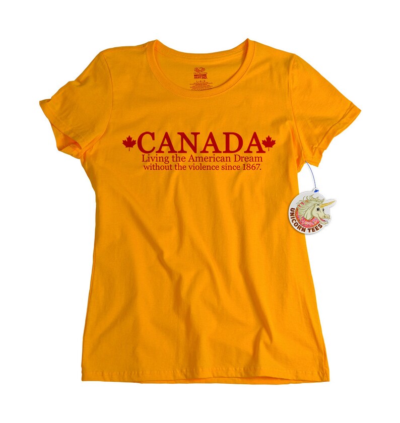 Canada Shirt Proud Canadian Maple Leaf Design Tshirts Etsy Canada