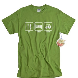 Golf Gift for Dad Eat Sleep Golf Tshirt for Men Golf Gifts for Golfer Golfing t-shirt for Him