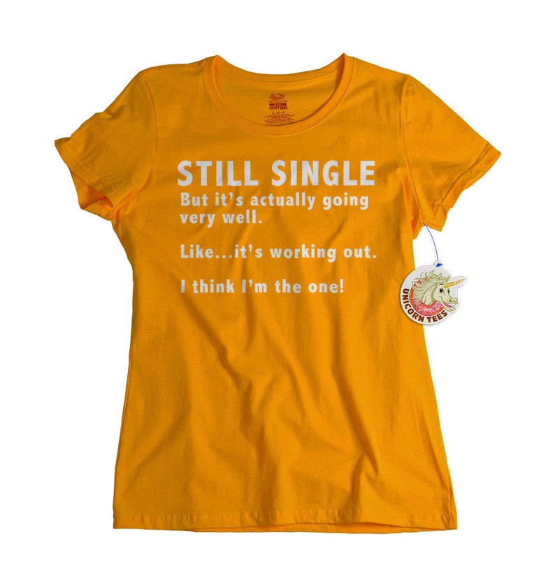 Gift for Single Friend Funny T Shirt Mens No Girlfriend Tshirt Etsy