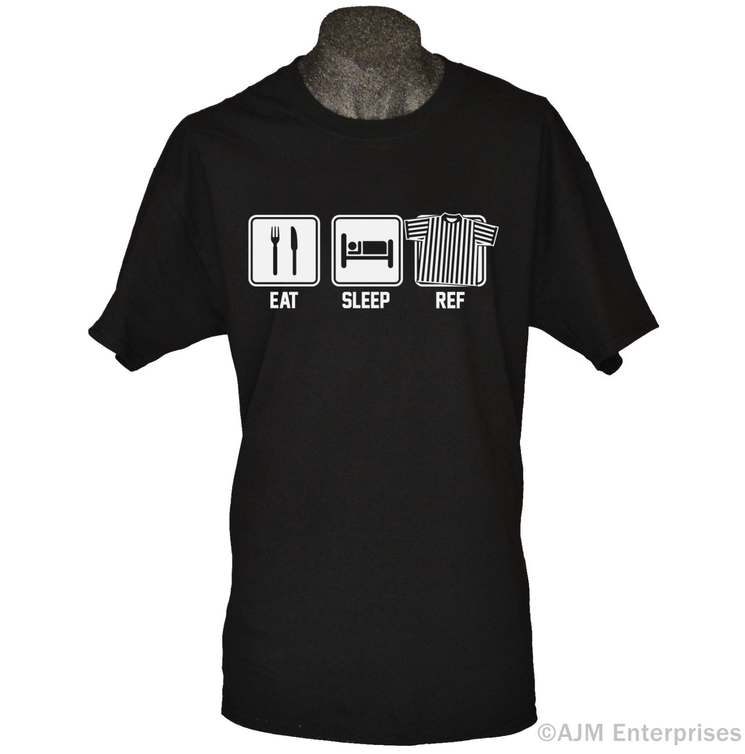 Gift for Referee T-shirt Eat Sleep Ref Tee Shirt Tshirt | Etsy