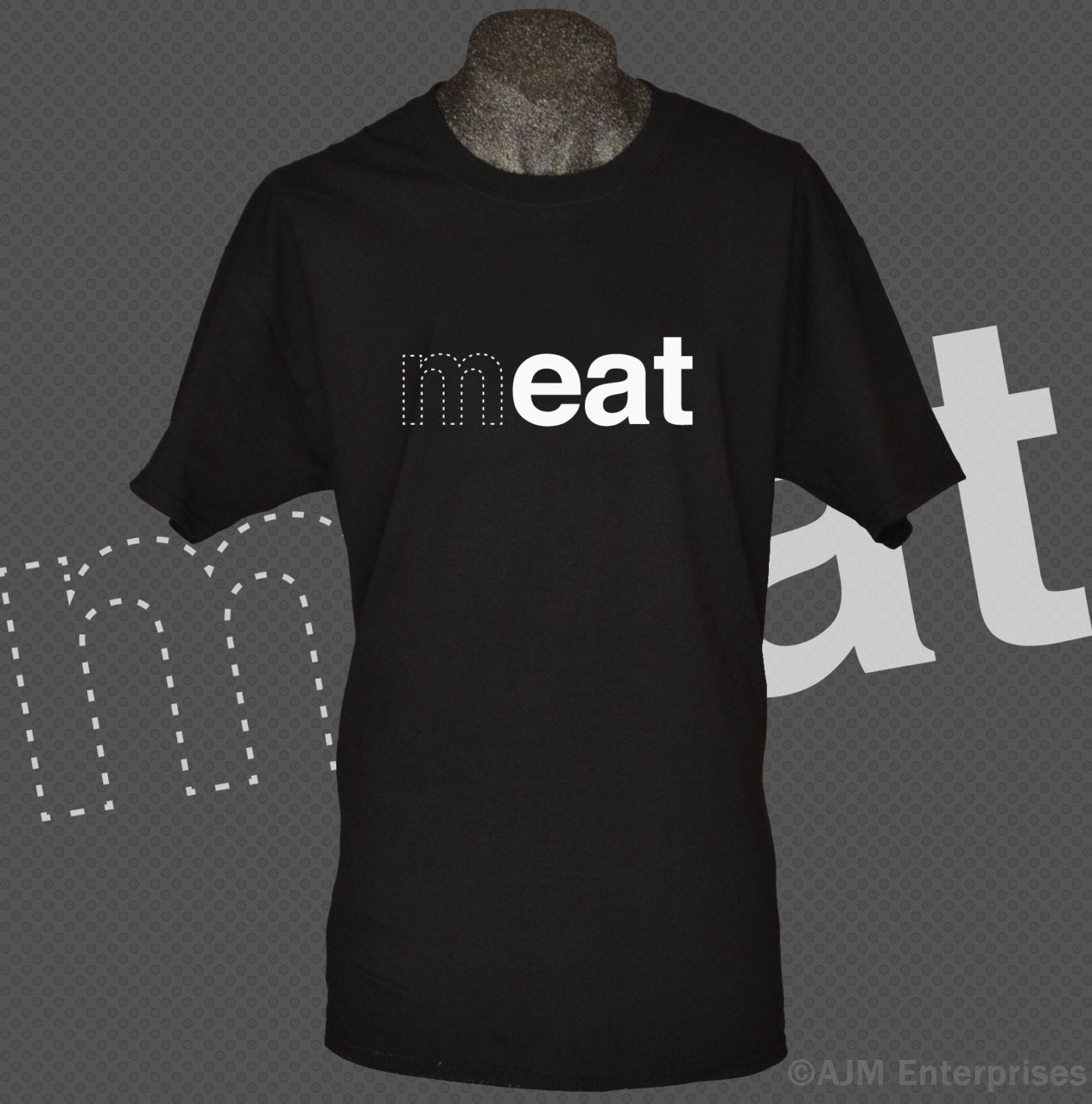 Eat Meat Funny T-shirt Carnivore Meat 