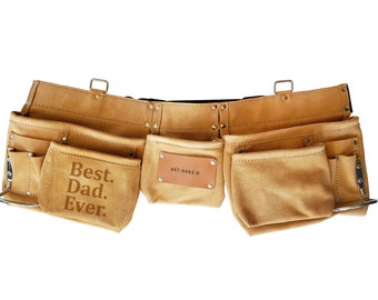 Personalized Tool Belt | Gift For Dad | Gift For Husband from Son | Christmas Gift for Husband | Gift for Dad from Son
