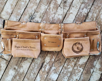 Cowboy Gift Idea | Personalized Tool Belt | Gift For Cowboy | Leather Anniversary | Unique Cowboy Gift | Western Gift Idea | Gift For Him