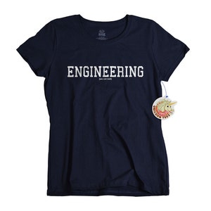 Womens engineer shirt ladies engineering school class science mechanical funny tshirt geeky tee birthday gift for engineer student