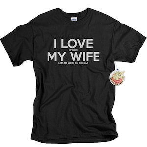 Mechanic Husband T-Shirt: Funny Car Enthusiast Gift