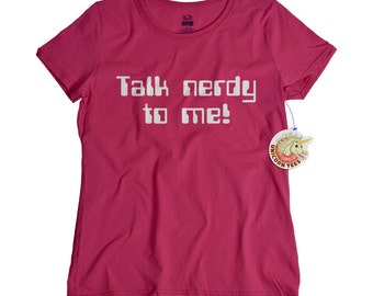 Nerd Shirt for Women Cute and funny geek tshirt birthday gift for daughter sister or mom wife or girlfriend