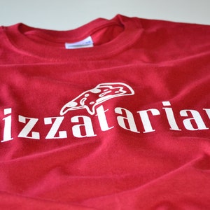 Pizza Tshirt - Funny T shirts for Men - Pizzatarian Pizza Tee Shirt