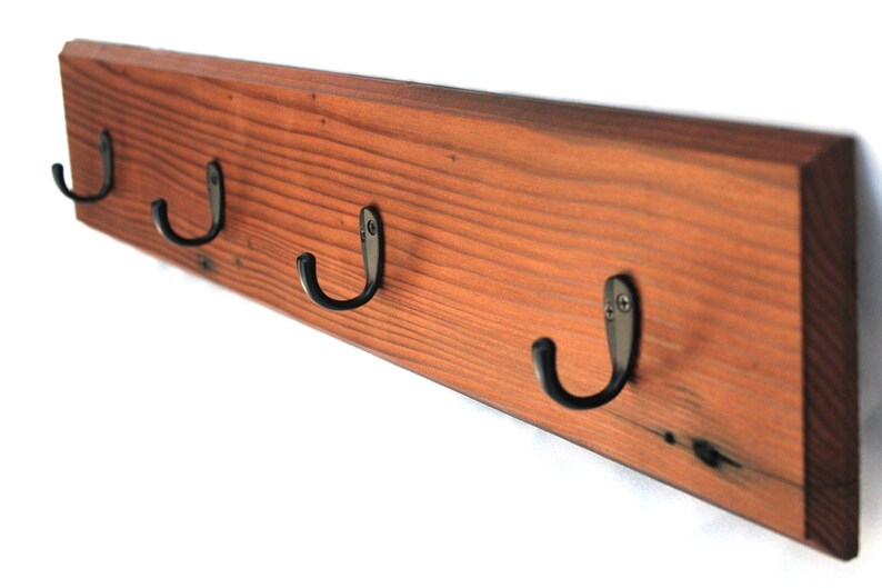 BARNWOOD COAT RACK / Reclaimed / Ecofriendly Decor Etsy