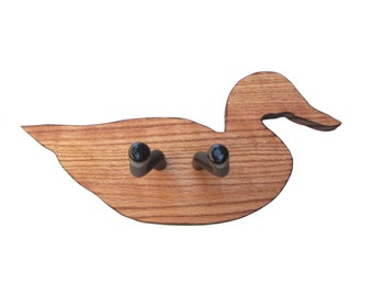 DUCK GUITAR Hanger / Wood Burned Edges