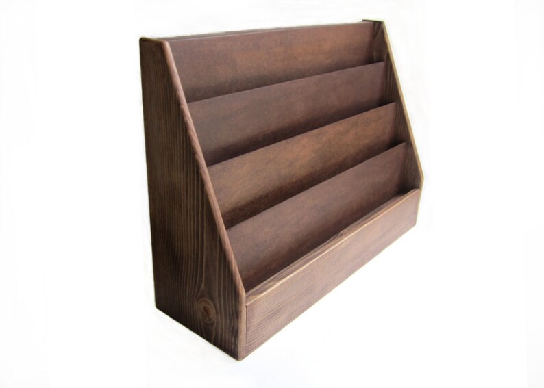 CHILDRENS BOOKCASE / Chocolate Brown Zero VOC Finish/ Other Etsy