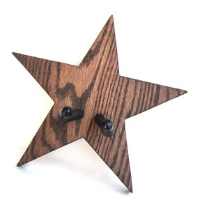 GUITAR HANGER / STAR / Wood Burned image 3