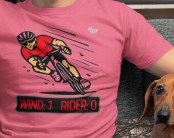 Funny Cycling Shirt | Headwind Cycling Humor Tee | Cyclist Gift for Road Bikers