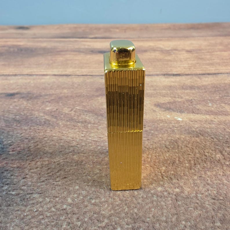 Step Paris Perfume Atomizer Women OS Gold Excellent Ribbed Refillable France image 4