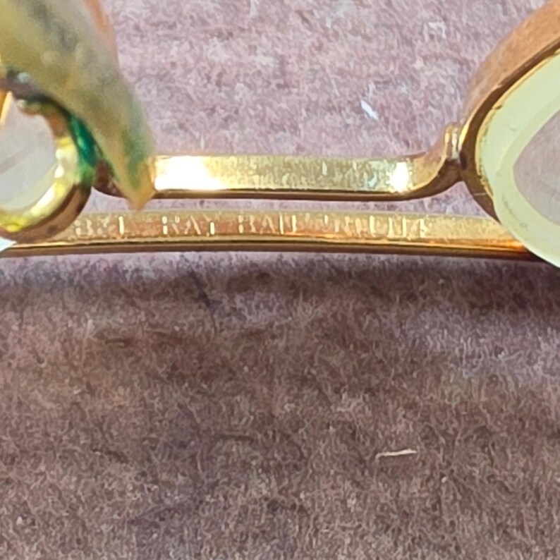 Ray-Ban Aviator Glasses Bausch & Lomb Gold Vintage FRAMES ONLY L2823 NYAS image 12