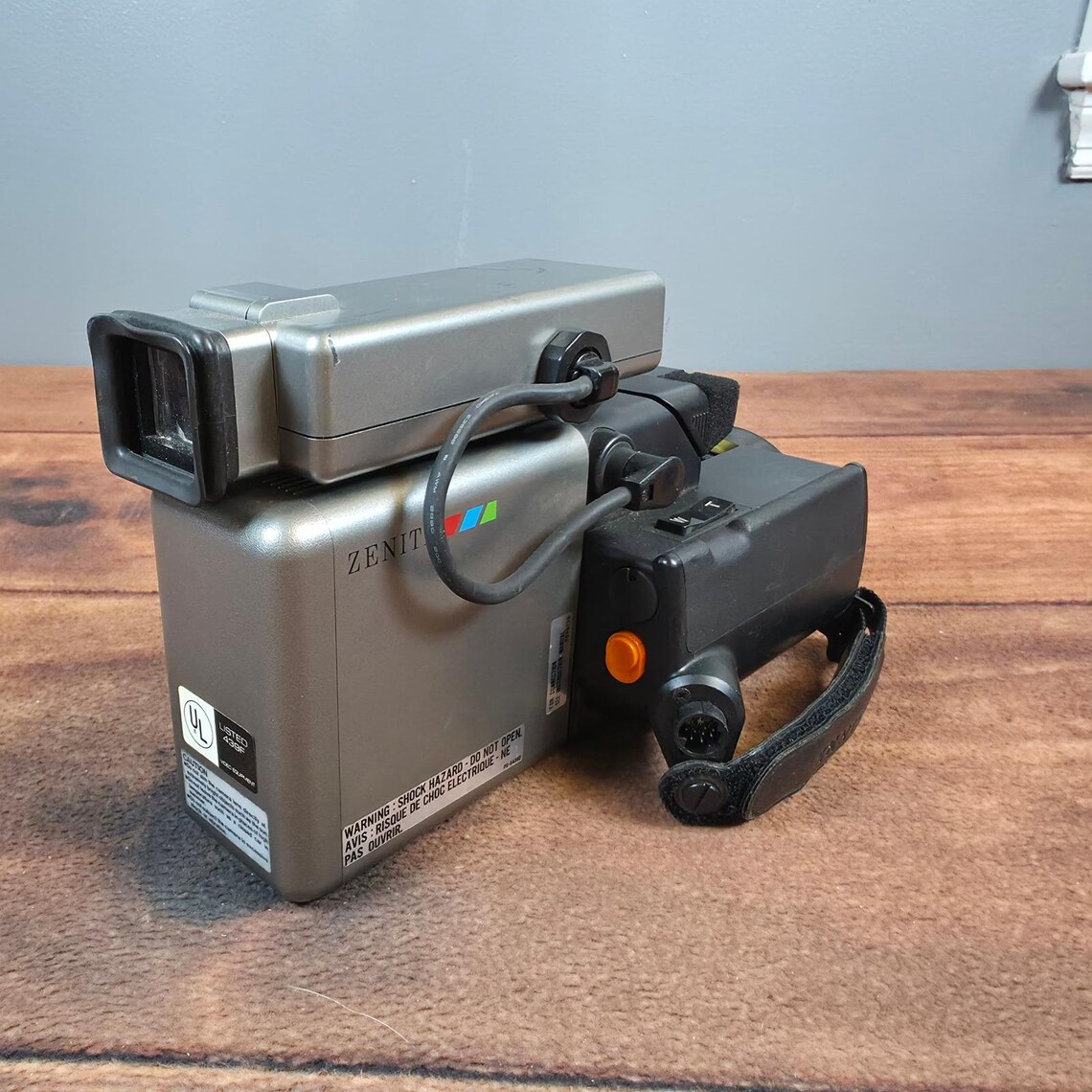 Zenith Video Camera VC1000 Silver Vintage TV Zoom Lens Macro 1980s ...