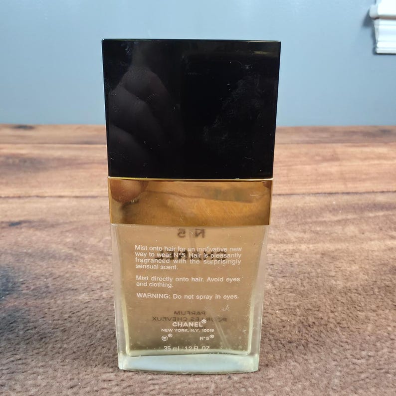 Chanel No. 5 Hair Mist Women 35ml Gold Good Parfum Pour Les Cheveux Box image 5