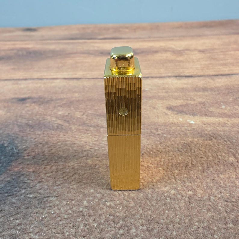 Step Paris Perfume Atomizer Women OS Gold Excellent Ribbed Refillable France image 2