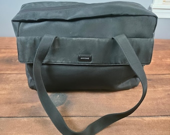 Citysac Laptop Messenger Bag Mens Womens OS Black Good Nylon Padded Commuter