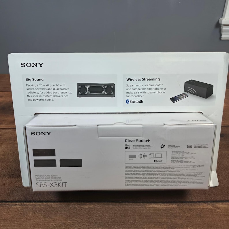 Haut-parleur Bluetooth portable Sony SRS-X3 noir, nouveau haut-parleur NFC 20 W, transport image 6